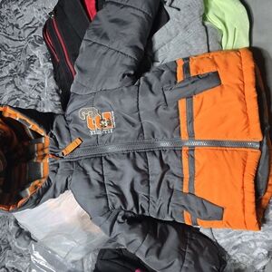 Kids Jacket - Gray and Orange